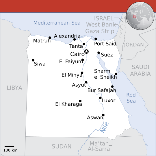 Mapa Egipto